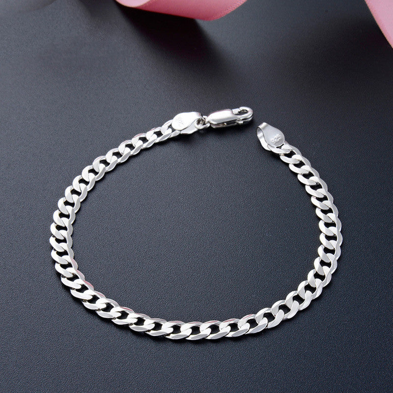 Silver Men's Bracelet Trend Horsewhip Men